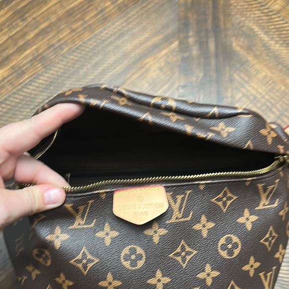 Brown and Tan Monogram Belt Bag - Picture 4 of 7